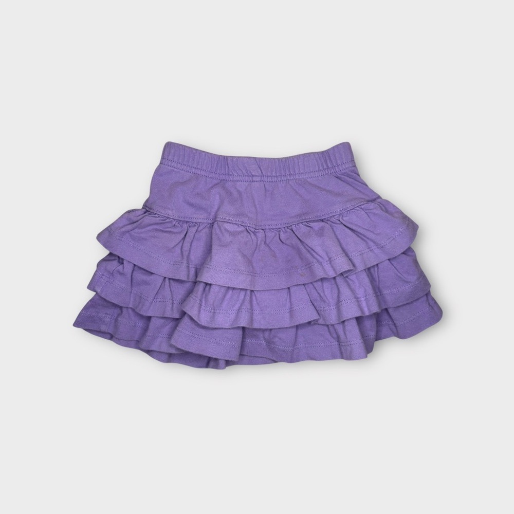 Hanna Andersson Purple Ruffle Tiered Skirt